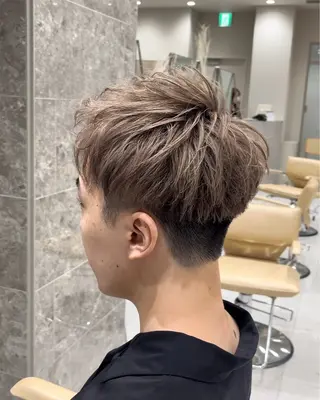 ショート カラー メンズ バレイヤージュ/ヘア アレンジ/shionのヘアスタイル
