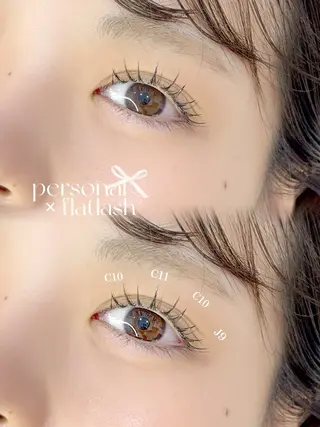 マツエク・マツパ 《YURI》似合わせ まつ毛/アイブロウのマツエク・マツパデザイン