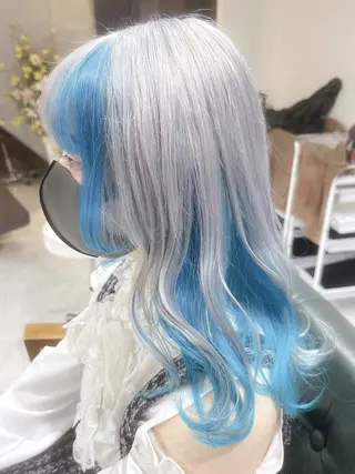 ロング カラー ヘアアレンジ Days 透明感カラーのヘアスタイル