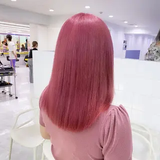 ミディアム カラー 韓国レイヤーカット /REIのヘアスタイル