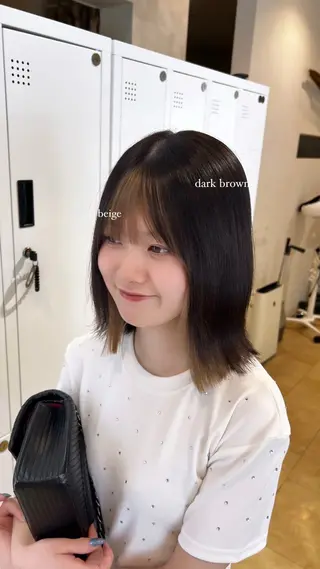 ミディアム カラー hina/トレンド スタイルNo.1🎀のヘアスタイル