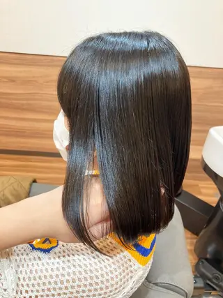 ミディアム Annon プライベートサロンのヘアスタイル