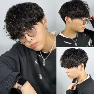 メンズ HIROGINZA ヒロ銀座 青山所属・マツオ リュウホウ🐉のヘアスタイル