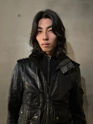 ミディアム メンズ 神田橋 翔太郎のヘアスタイル