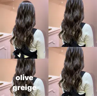 ロング カラー RIYA❤︎ Aujuaソムリエのヘアスタイル