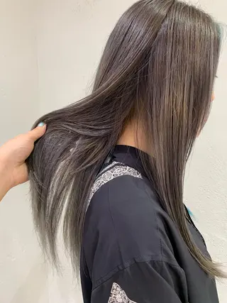 ロング カラー 🫧透明感カラー/ ボブ/小笠原汐海🪽のヘアスタイル