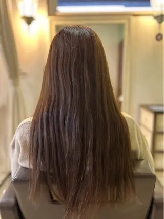 ロング 髪質改善ストレート Chiaki 🦋のヘアスタイル