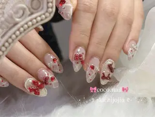 ネイル coco.nail/ y2k/ワンホンのネイルデザイン