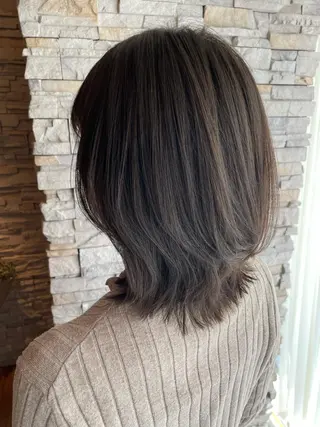 セミロング 髪質改善ageless所属・ageless/ marina髪質改善のヘアスタイル