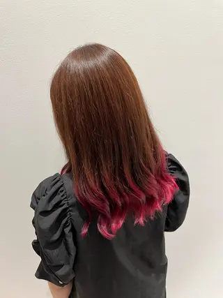 ロング VANCOUNCIL稲沢所属・福富 百花のヘアスタイル