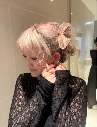 ミディアム 【パーマ🌀/暖色カ ラー🍷】ななこ🌴のヘアスタイル