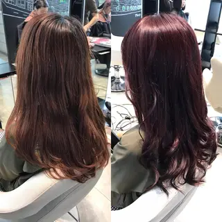 セミロング カラー ヘアアレンジ Re:ta KANZOのヘアスタイル