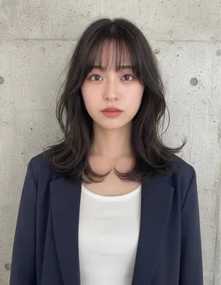 ロング カラー 誰よりも丁寧なカット 🍀小林輝のヘアスタイル