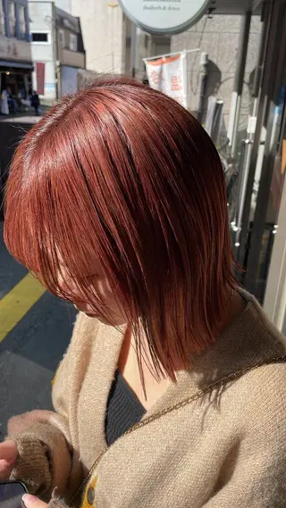 ミディアム カラー nagano saraのヘアスタイル