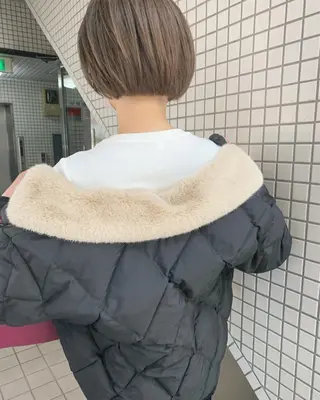 ショート カラー ヘアアレンジ 🌿ショート🌿 パーマ🌿淳平のヘアスタイル