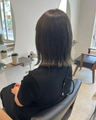 ミディアム yunica所属・yunica manaeのヘアスタイル