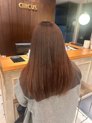 カラー 白岩 君予のヘアスタイル