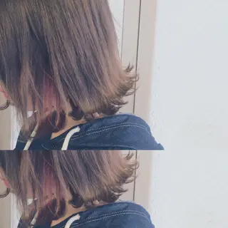 ショート カラー パーマ ヘアアレンジ 推し活専用 【派手髪】飯野ゆかりのヘアスタイル