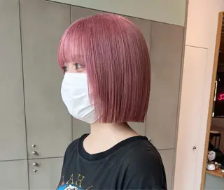 ショート D’na所属・🎀暖色ガーリー/ ボブ/みさき🎀のヘアスタイル