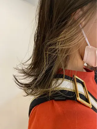 セミロング カラー 沖縄/ヘアアレンジ /ナカノのヘアスタイル