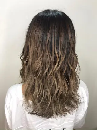 ロング ブリーチ毛対応酸性 ストレート🌈サキのヘアスタイル