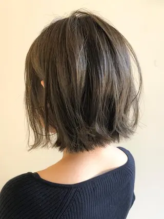 ショート カラー ヘアアレンジ アズール 深谷店のヘアスタイル
