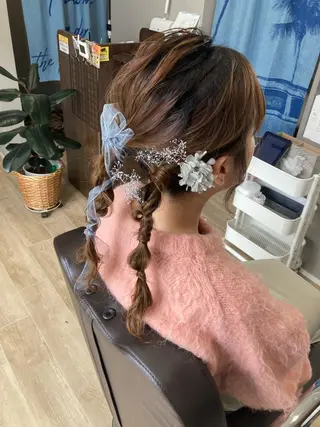 ヘアアレンジ Hair room Leaのヘアスタイル