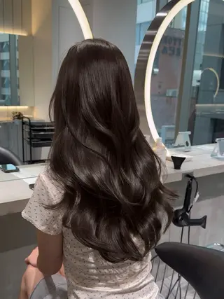 ロング カラー waka/韓国ヘア /lond uluのヘアスタイル