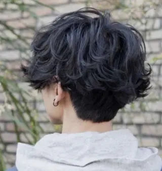 パーマ メンズ 森山 陽菜のヘアスタイル