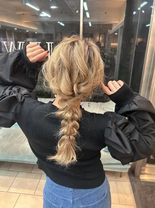 ロング カラー ヘアアレンジ メンズ特化/パーマ 縮毛矯正/AYAのヘアスタイル