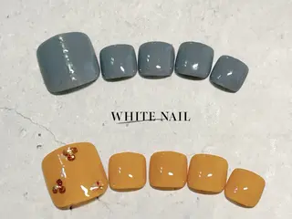 ネイル WHITE NAIL ホワイトネイルのネイルデザイン