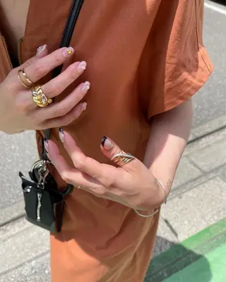 ネイル kiii.__ ✴︎*のネイルデザイン