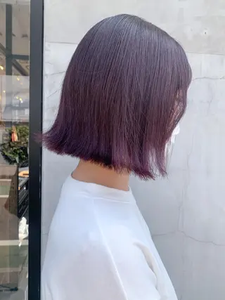 ショート カラー ヘアアレンジ yuka .のヘアスタイル