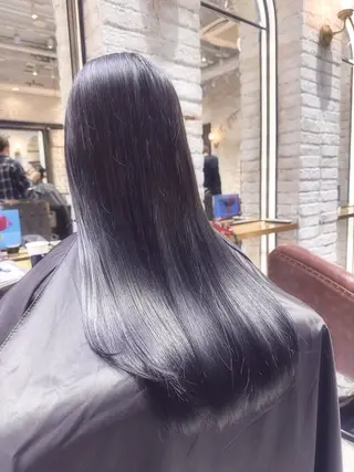セミロング 新井 拓海のヘアスタイル