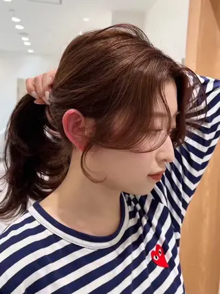 Ayano/韓国風 ヘア/透明感カラーのヘアスタイル