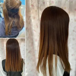 セミロング glosstokyo所属・縮毛矯正技師須藤玲人 髪質改善師ゴトウのヘアスタイル