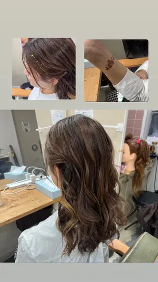 セミロング ヘアアレンジ 山室 敬義のヘアスタイル
