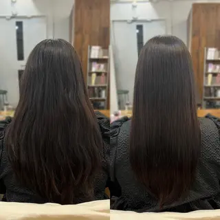 ロング hazuki🐈‍⬛ 透明感カラーのヘアスタイル