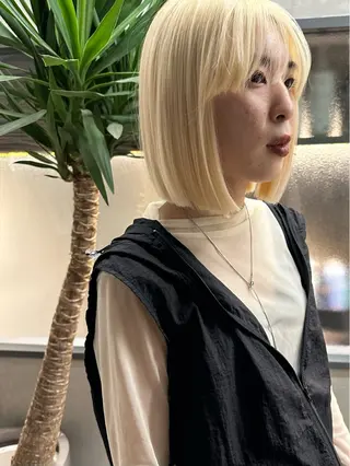 ショート カラー ボブ/似合わせカット /ニュアンスカラーのヘアスタイル