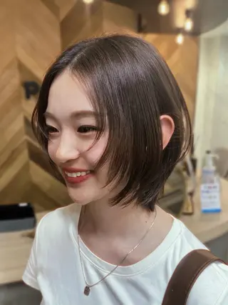 ショート カラー Pocket仙台 💚モエリのヘアスタイル