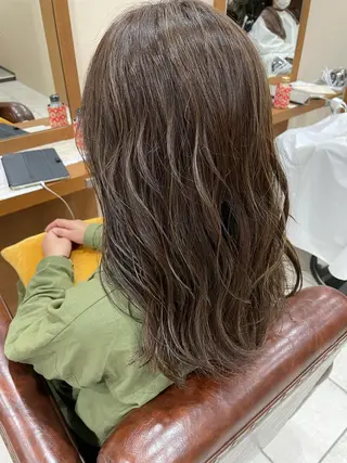 ロング 巻けるケア縮毛矯正✨ ケアカラー✨山下のヘアスタイル