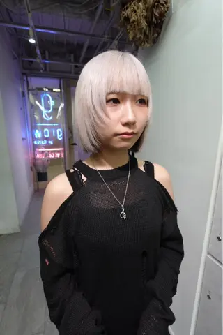 ショート ハイトーン/ ボブ/KAIのヘアスタイル