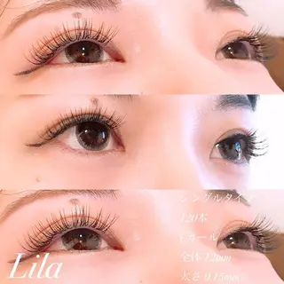 マツエク・マツパ Lila彦根店所属・Lila 彦根店のマツエク・マツパデザイン