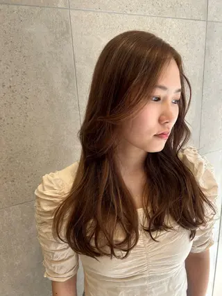 カラー 板倉 奏美のヘアスタイル