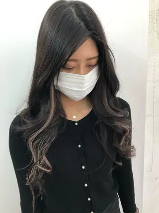 ロング カラー 下妻 カラーエクステ難波のヘアスタイル