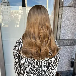 ロング カラー あ あのヘアスタイル