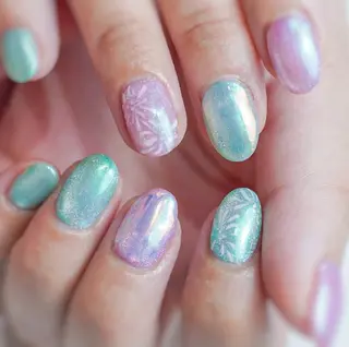 ミディアム Re nail所属・Re nailのネイルデザイン