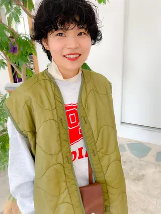 ショート SALOWIN 名古屋所属・パーマ特化美容師 /丹羽舜太のヘアスタイル