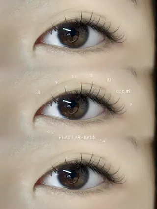 マツエク・マツパ lico hair&relaxation所属・lico 栁 詩音のマツエク・マツパデザイン