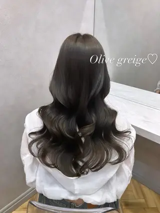 ロング カラー ヘアアレンジ 🩷韓国ヘア/ヨシン モリ🩷Maikaのヘアスタイル